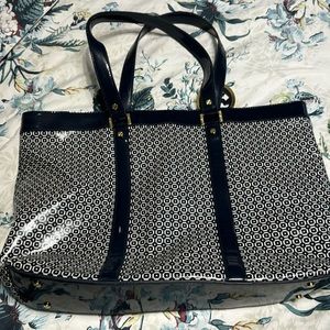 Tory Burch coated tote bag
